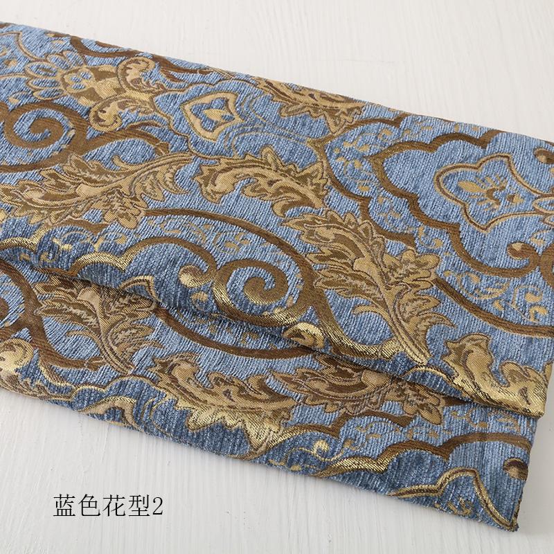 Jacquard Chenille Sofastoff Europäischer Stil Hohe Präzision für Polsterung Heimdekoration Gardinenbezüge Pro Meter