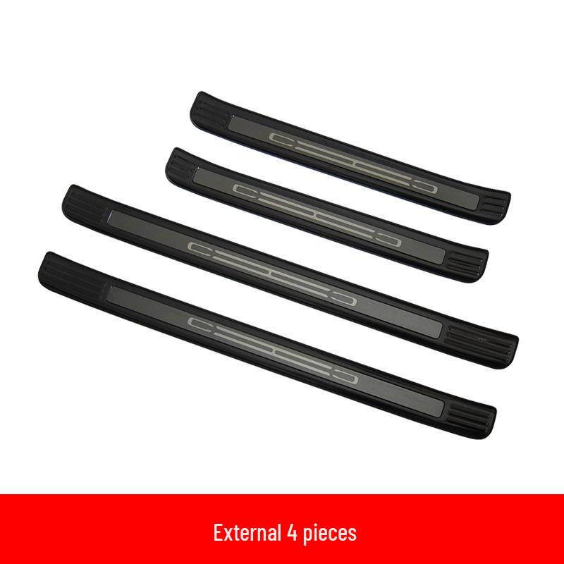 Leopard 8 Stainless Steel Door Sill Scuff Plate - Car Accessories & Modified Parts