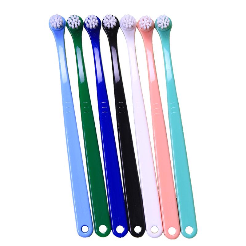 Disposable Pet Toothbrush with Round Head for Teeth Cleaning, Individually Packaged