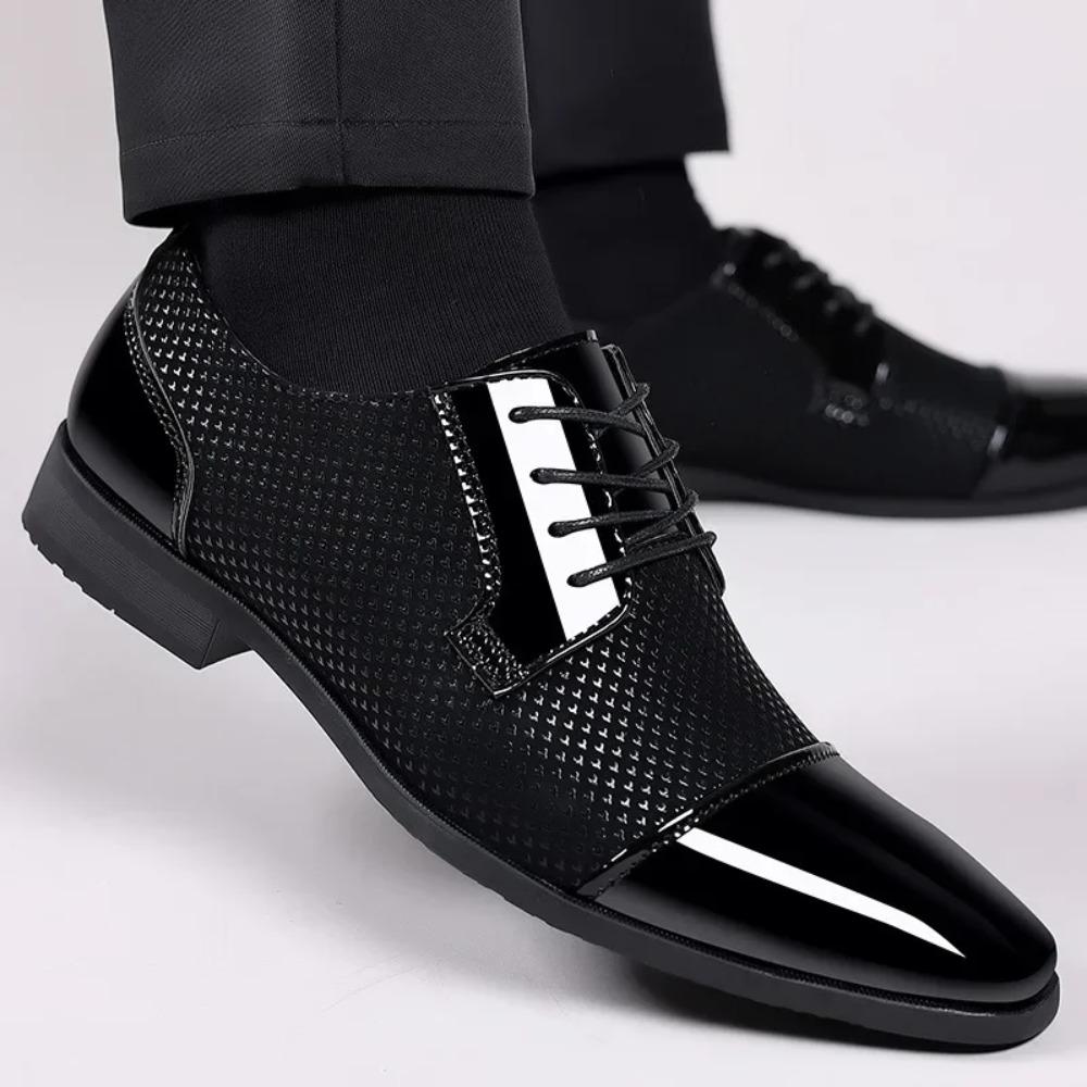 Men All Season Shoes Leather Breathable Comfortable Wear For Daily Use Durable Material With Good Quality