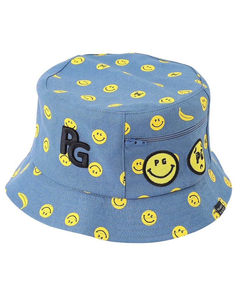 Unisex Bucket Hat Banana Nico Golf Hat FR [PEARLY GATES] (UV Protection, Print) / / 053-5187407 111_Blue