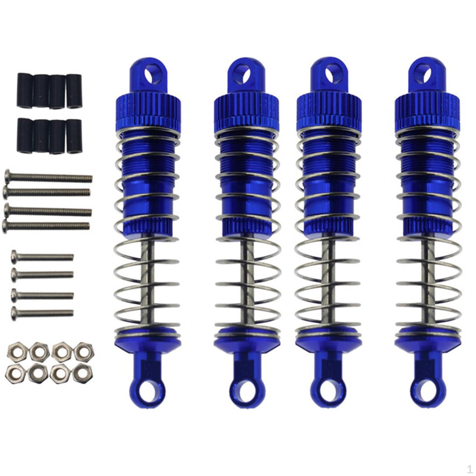 

4 Front Rear Shock Absorber for WPL C14 C24 MN D90 MN45 HS синій