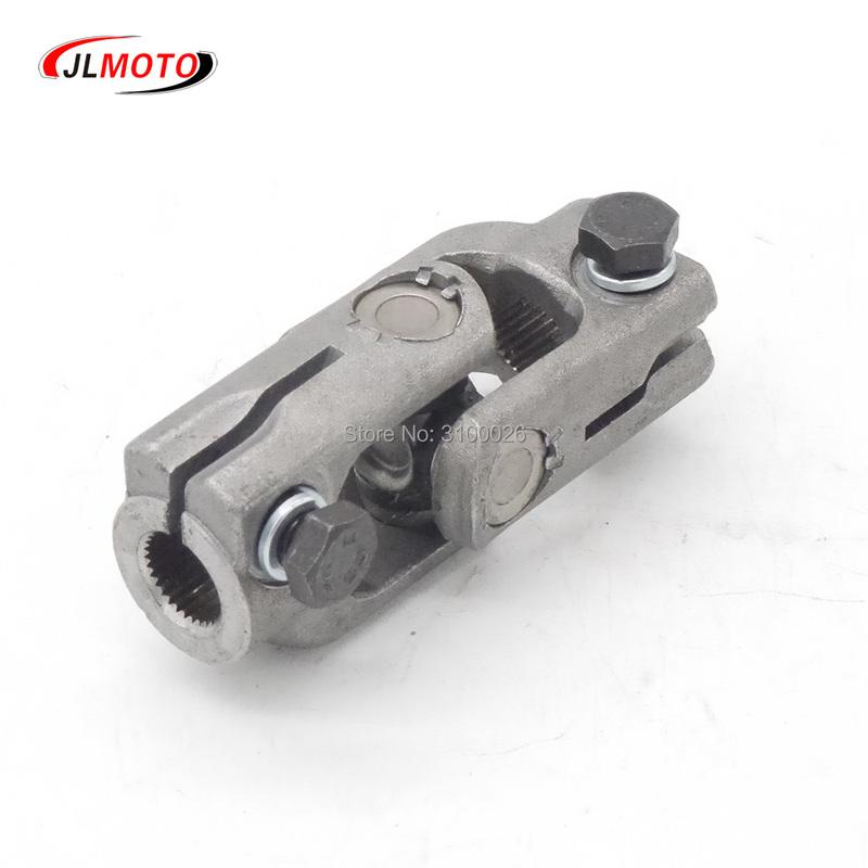 30T 14mm Double D Phosphating Universal Steering Ball U Joint Fit For ATV UTV Go Golf Cart Buggy Utility Terrain Vehicle Parts