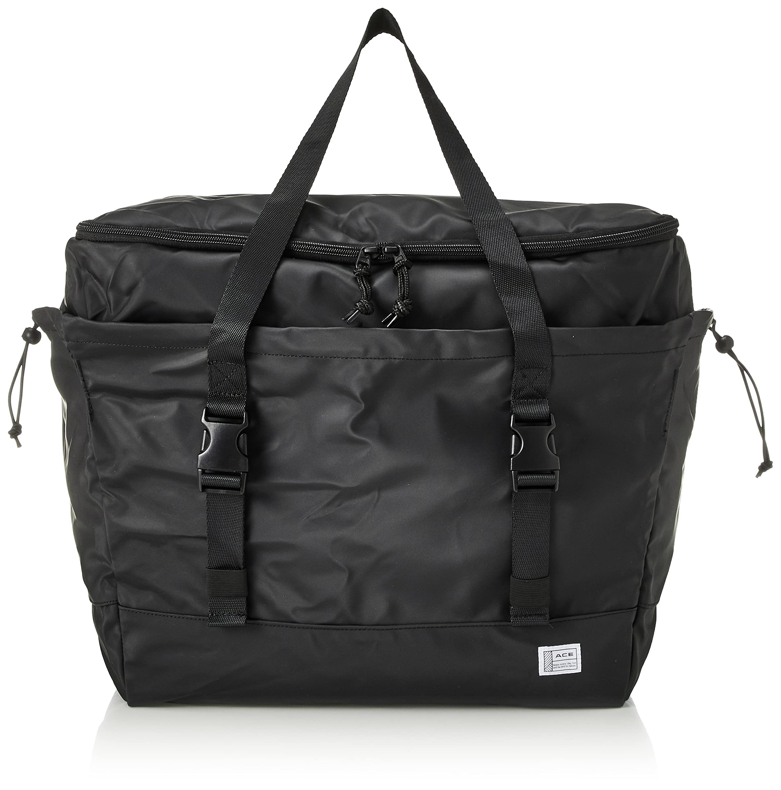 

Eco Ideal for shopping on your My Large Comes with a belt to secure it to the Cycle Free Size [Ace] Bag, bicycle, Bag, Capacity, basket, Bag, 37321, чорний