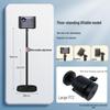 Dual-Use Projector and Phone Stand with Telescopic Adjustment, Punch-Free Tray for Home or Office.