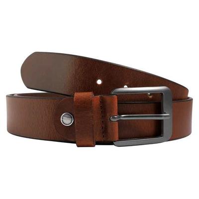 Belt - LEONARDO VERRELLI - Elegant M - 90 Cm - Genuine Leather - Brown
