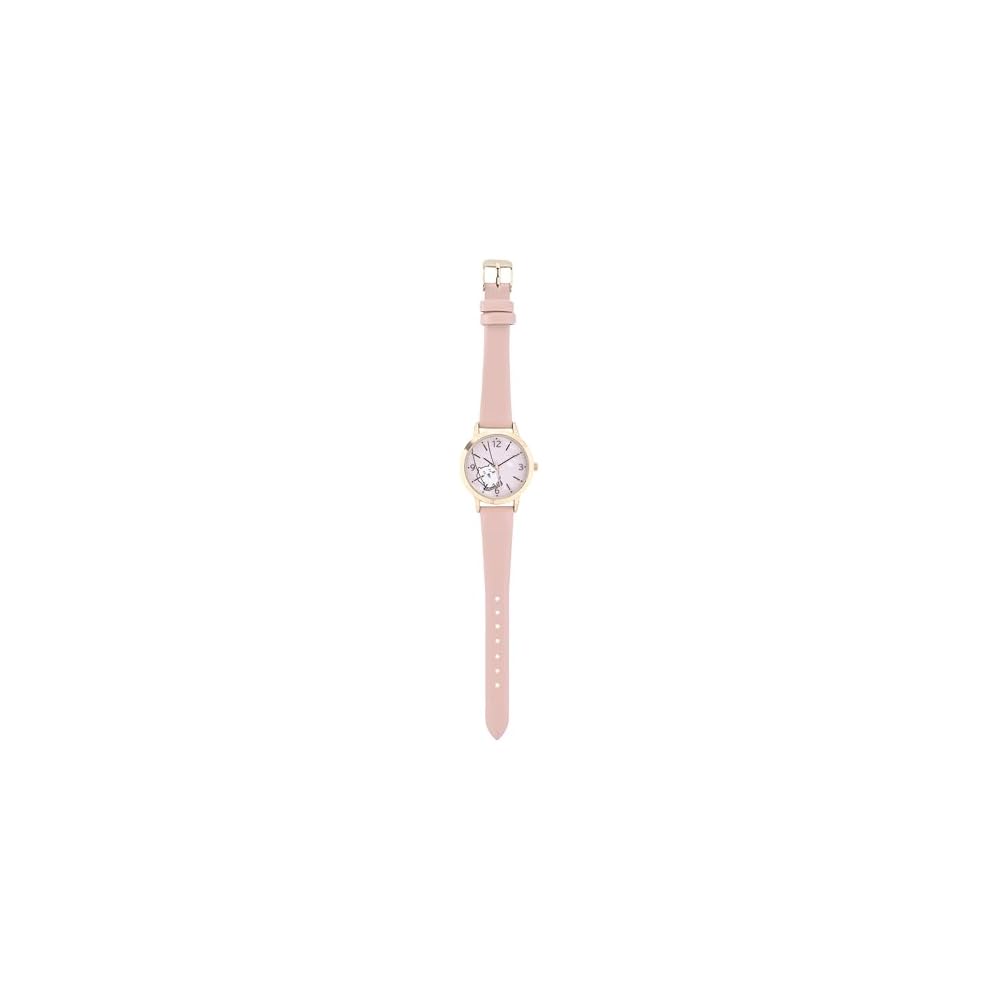 Fieldwork Women s Chikawa Analog Leather Watch Pink with Strap and Quartz Movement