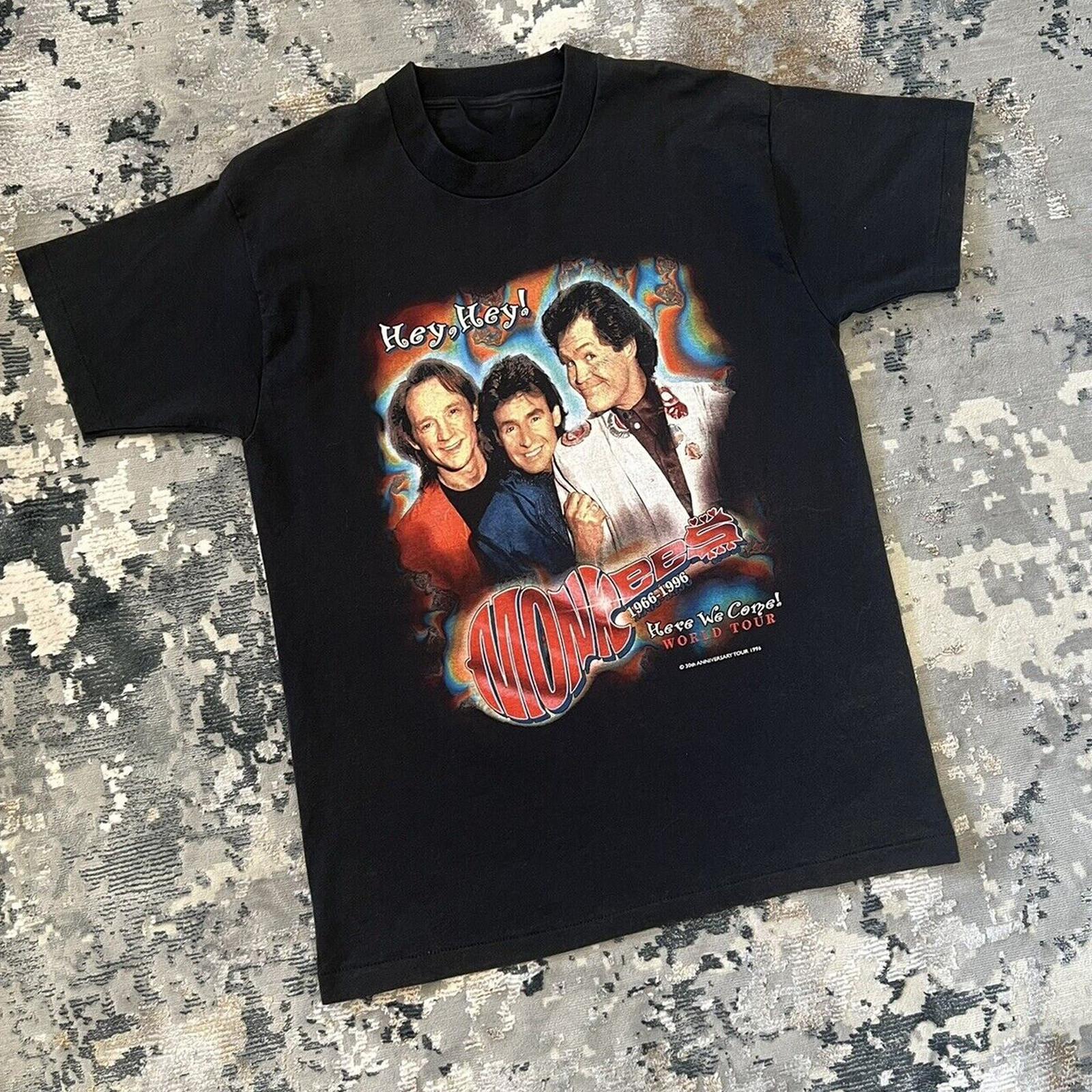The Monkees Band 30th Anniversary Tour Unisex T-Shirt SB244 M