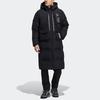 Adidas Outdoor Sports Detachable Vest Long Hooded Down Jacket Winter Unisex Outerwear Black H13853