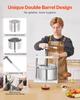 Fruit Wine Press Manual Press for Wine Making 1.45 Gal/5L Stainless Steel