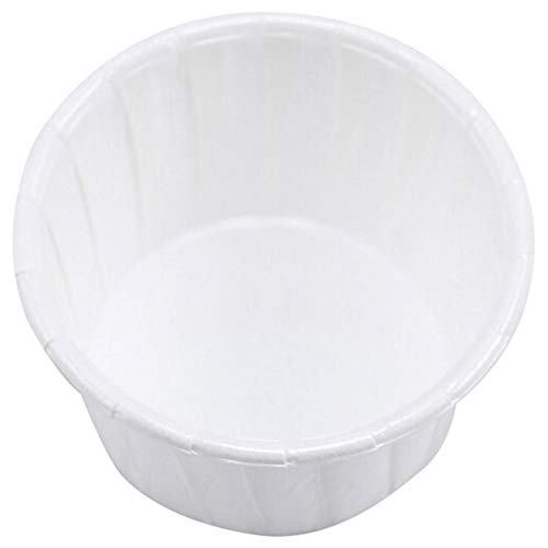 100pcs Paper Cups Nose Hair Face Hair Removal Wax Bins Containers Cake Paper Trays Paper Bowls Melting Wax Ice Cream Organizer