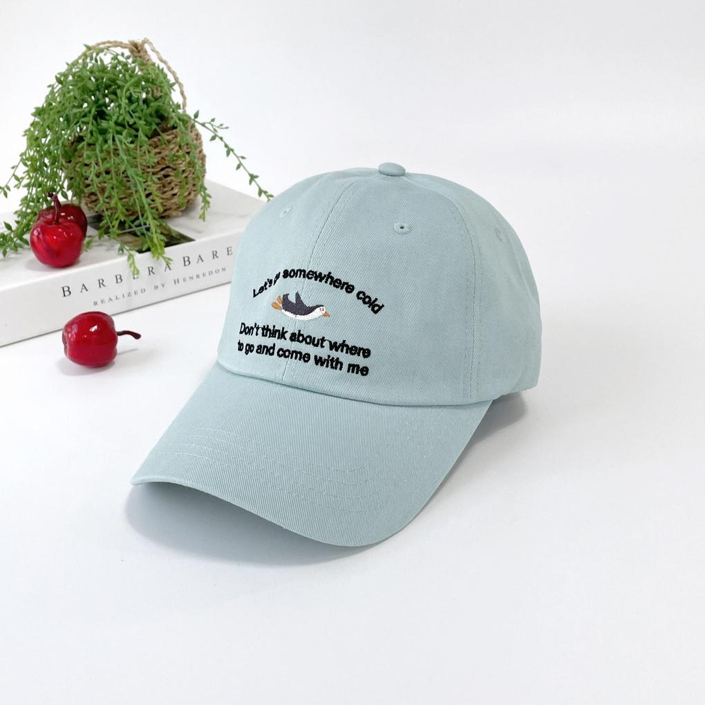 Women's Cute Daily Hat Niu Penguin Ball Cap