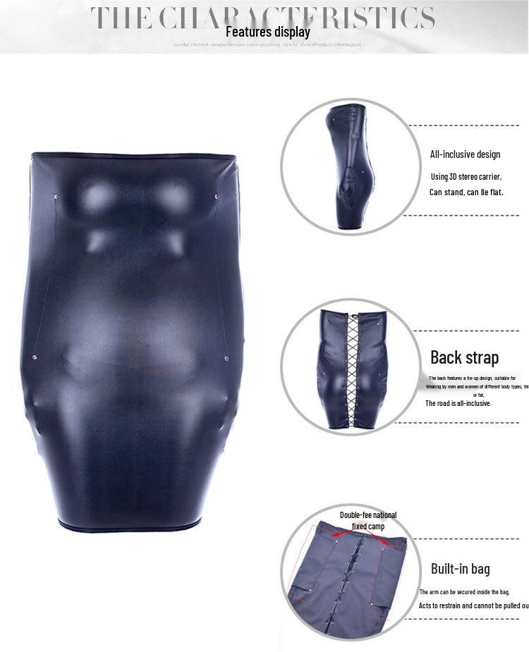 Erotic Self-Bondage Full Body Mummy Bag: Tight Restraint Clothing & Tutorial