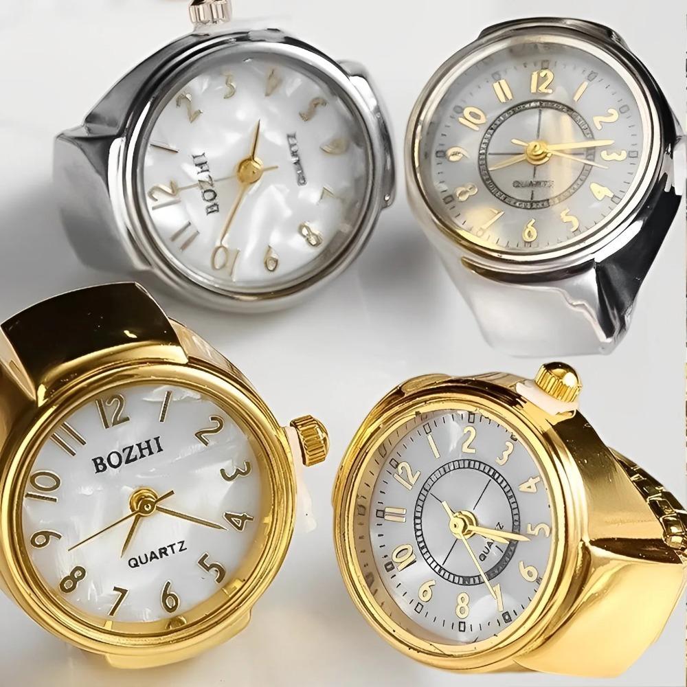 Unisex Couple Rings Finger Love Watches Fashion Party Quartz Watches Jewelry Gift