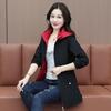 2025 Spring-Autumn Slimming Double-Sided Trench Coat: Waist-Cinching Petite Korean Style, Fashionable and Versatile Women's Outerwear.