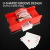 2 Deck Manual Pokercard Shuffler Large Capcity Shuffling Machine Portable Efficient Card Shuffling For Home Party Games Nights
