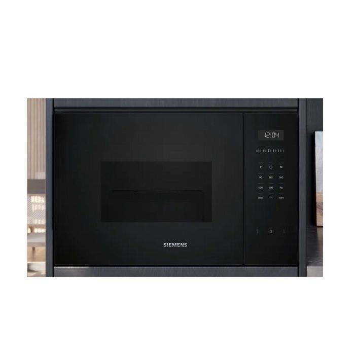 Siemens Built-in Microwave 25l 1450w Black - BE555LMB1