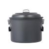 Aluminum Backpacking 4-7 Person Camping Pots with Lid, Light Weight Outdoor Cooking Pots Cookware for Hiking Picnics