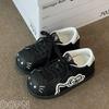 High-value cute KT cat cartoon pattern board shoes 22 spring new niche bread shoes tide