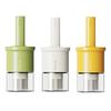 Kitchen Friendly Glass Oil Dispenser with Silicone Brush Glass Oil Jar Dessert Brush Suitable for Cooking and Baking