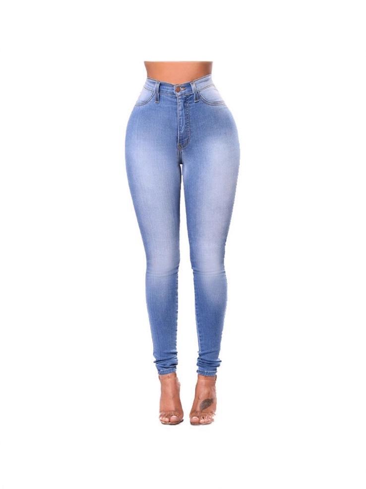 TemuTK Women's Slimming Stretch Jeans - Traceable Cotton Pencil Pants, Popular Sizes Available