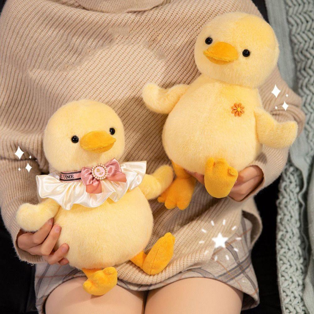 Fluffy Hug Animal Stuffed Doll Soft Frog Plush Stuffed Toy Cute Yellow Chick Plush Toys  Home Decor