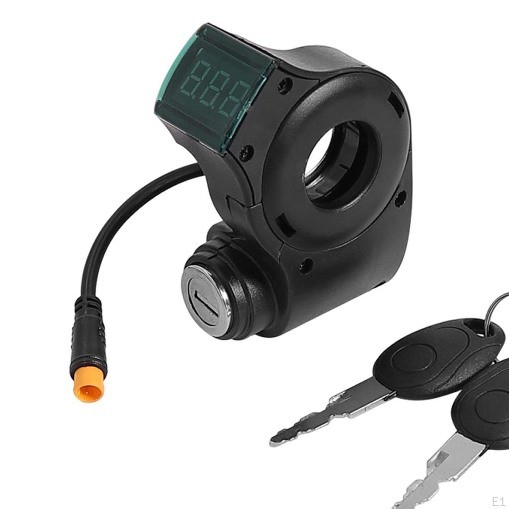 Elektrický bicykel Zámok spínača s kľúčmi Stabilný Kompaktný Výkon Nahradzuje Príslušenstvo