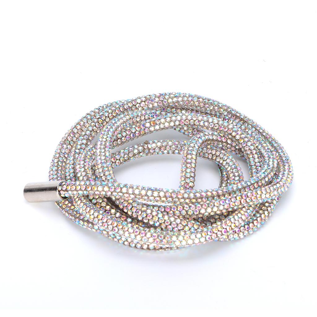 Cuerda de Pedrería Brillante   Accesorio Decorativo para Ropa   Cordones para Coser 6mm