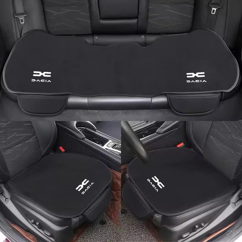 Universal Car Seat Cushion Non-Slip Cover Velvet Plush Protector Pad For Dacia Logan Sandero Duster Lodgy Spring Jogger Dokker