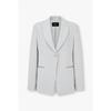 Women S Chevron Pattern Piquet Lapel Jacket A525102511
