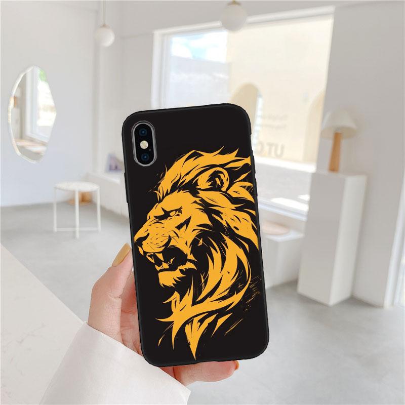 IX1 Animal Tiger Lion Phone Case for Samsung A56 A26 A36 A8 A9 A02 A02S A03S A10 10S A20 A20S A30 A30S A40S A50 A50S A70