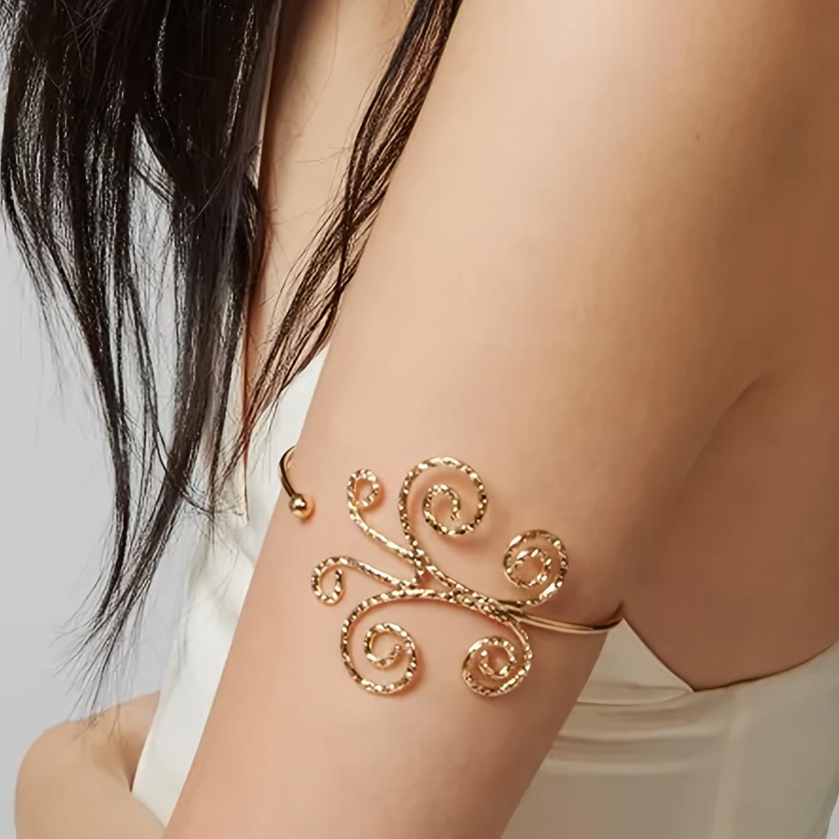 

1 шт. креативный металлический браслет-манжета с дизайном облака, ювелирные изделия из цинкового сплава, винтажный элегантный стиль, женский декор на манжету золотой