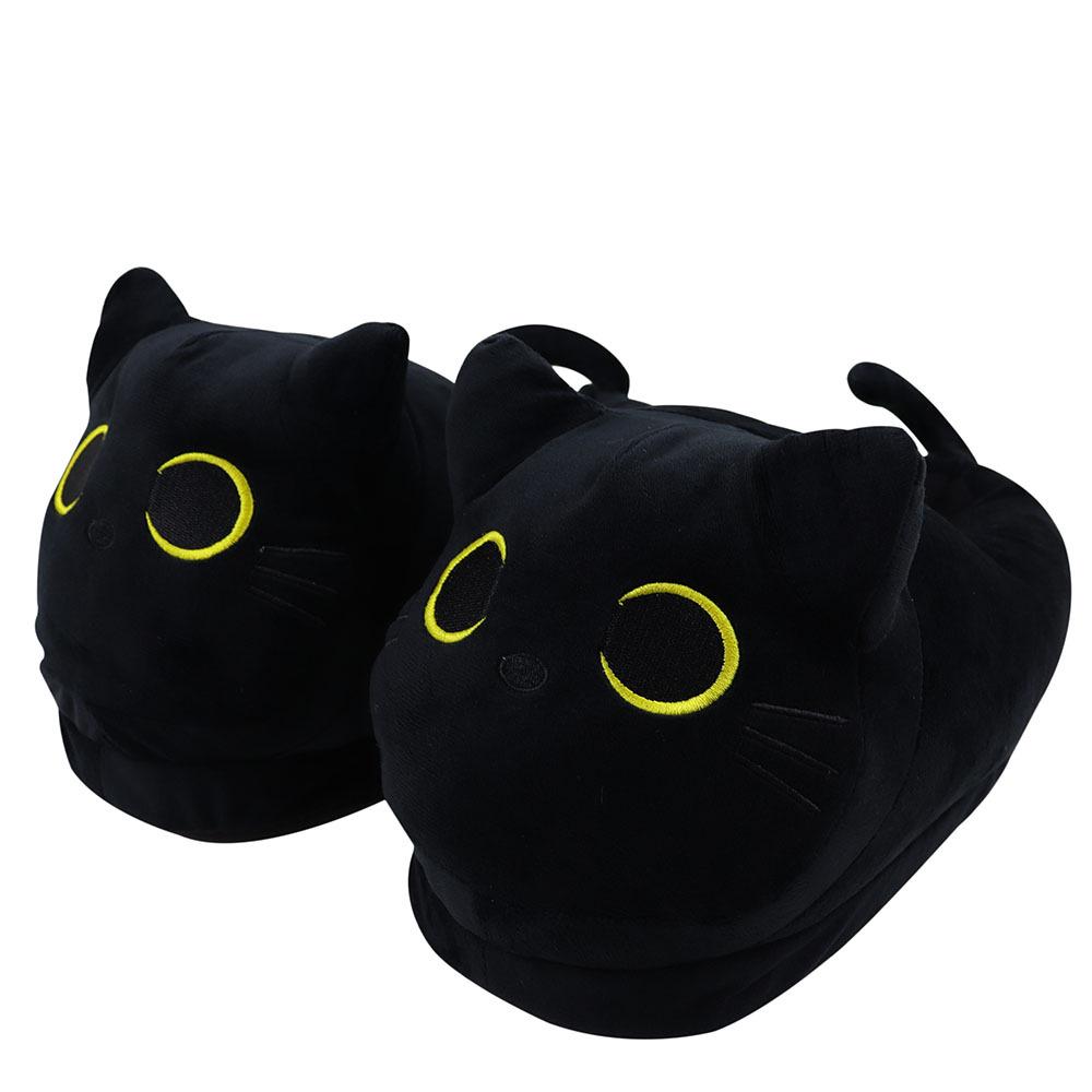 Popular My Pet Alien Snail & Dazed Siamese Cat Plush Home Slippers