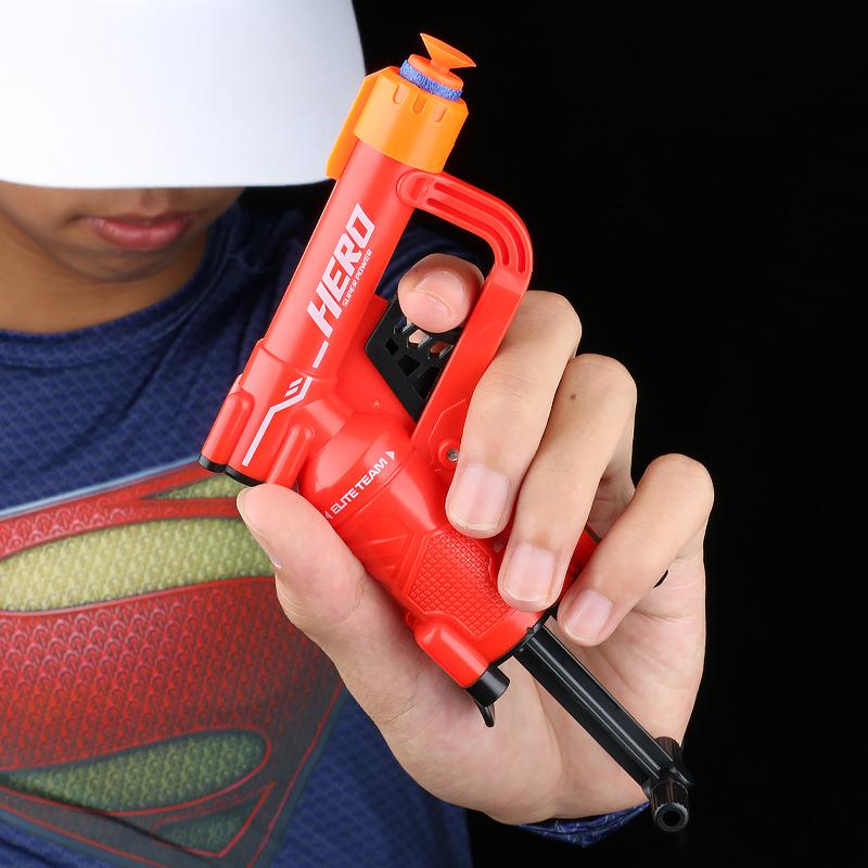 Mini Soft Bullet Blaster Outdoor Target Toy Gun with Safe Foam Darts Hand Eye Coordination Training Birthday Party Gift for Kids
