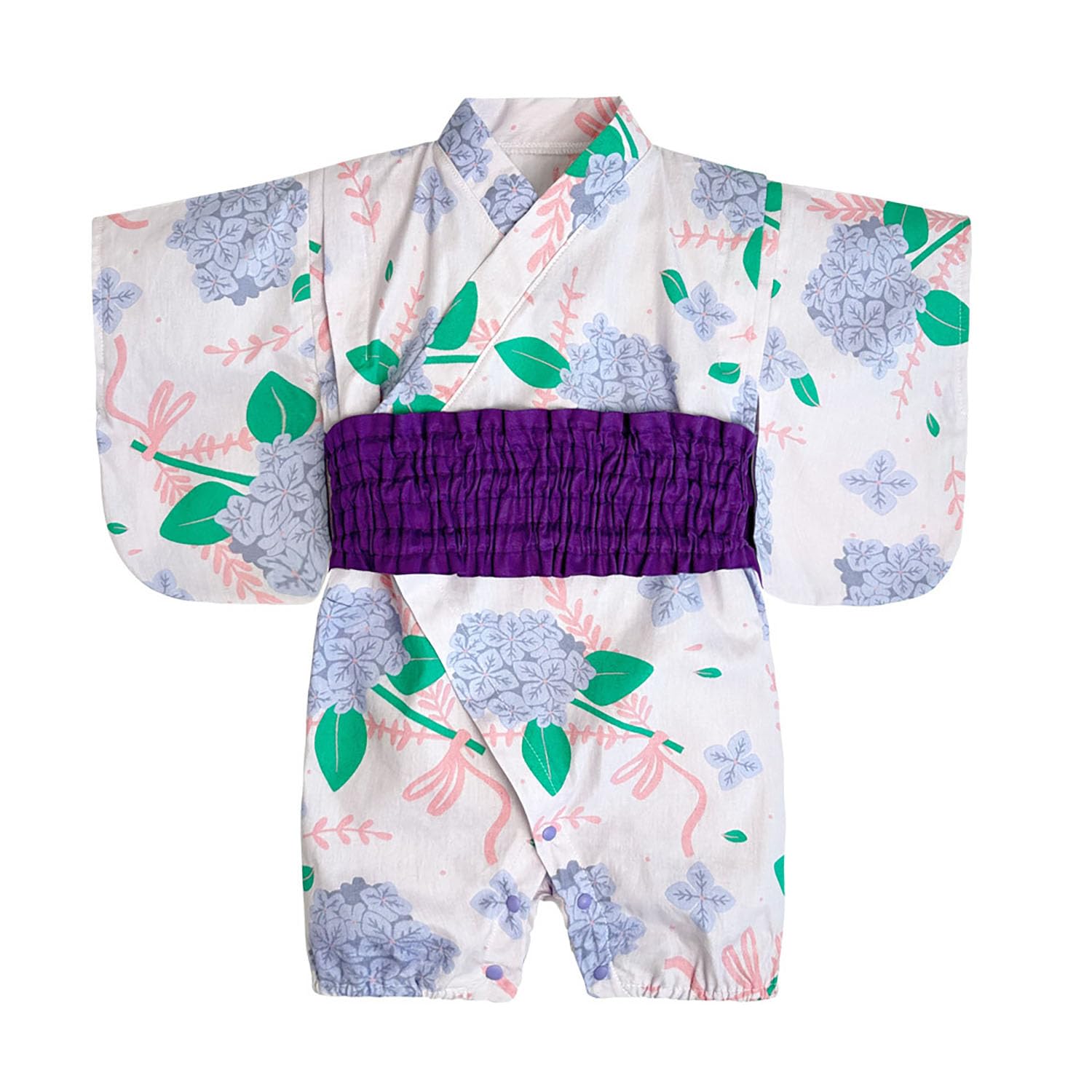 

Baby Romper Japanese Cute Baby Commemorative Photo First First Meal Shrine Obon Baby Shower Newborn Gift [SEIWARAKU] Coverall, Style, Kimono, Girl,