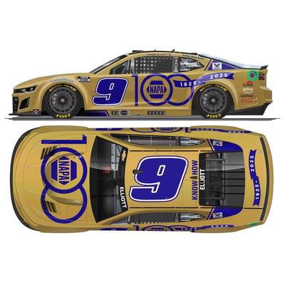 Kyosho Lionel Racing NASCAR CUP Cup Scale NAPA 2025 Chevrolet Camaro Chase Elliott NAPA 100th Anniversary Finished Model (NAPA Series) 1/64 #9, Texas,