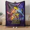 1Pc Star Wars Simpson Mashup Blanket Soft And Comfortable Casual Warm Camping Travel Christmas Halloween Gift M921886