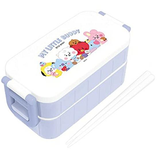 

Набор ланч-боксов Kamio Japan BT21 LINE FRIENDS коллекция ланч-боксов 2-ярусный [043909]