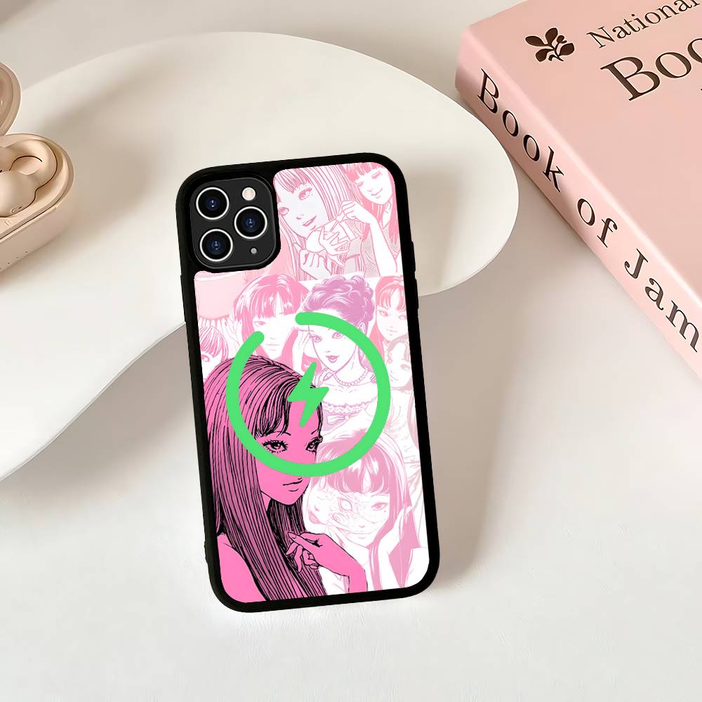 

Junji Itos Tomies Phone Case For IPhone 17 16 15 14 13 12 11 Pro Max For Magsafe Wireless Charger Cover iPhone 12 pro