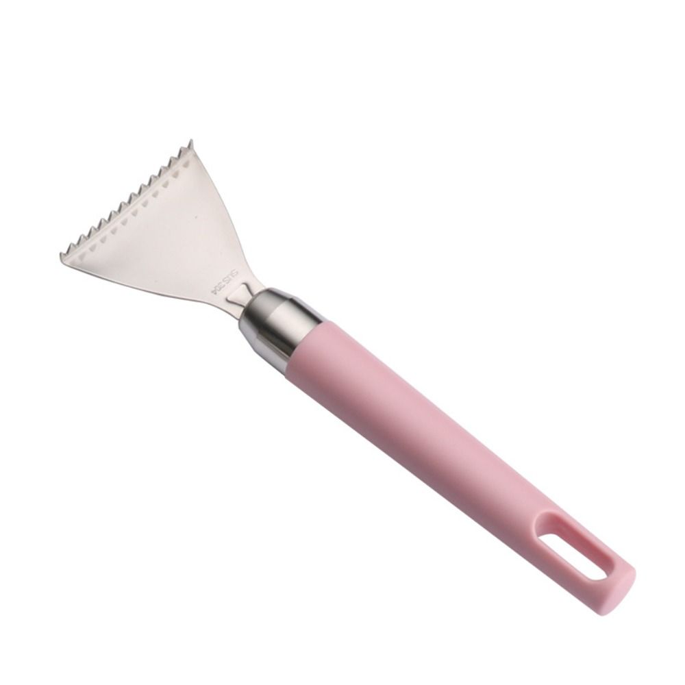 Home Stainless Steel Fish Scale Remover ABS Handle Cooking Fish Scale Scraper Smooth Seafood Tools