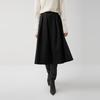 ELLE French Fashion Design Brushed Draped Midi Skirt Loose Elegant A-Line Umbrella Skirt Casual Long Skirt Women skirts L8WRL184