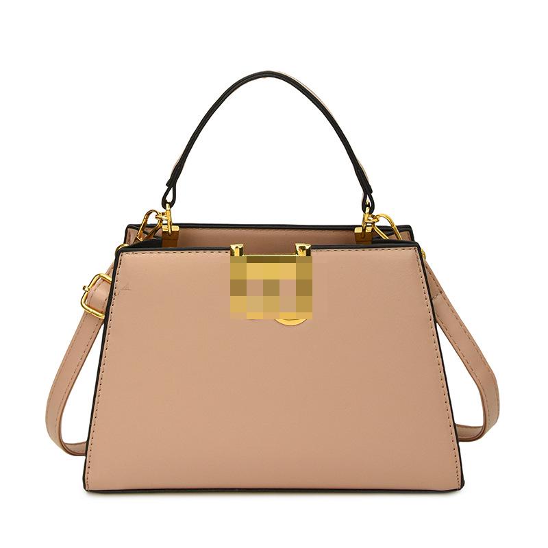 Kelly Bag: Elegant Retro Shoulder & Crossbody Handbag with Solid Color for Commuting