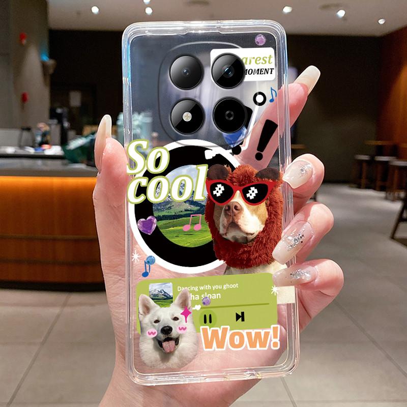 Phone Case For Xiaomi Redmi Note 15 Pro 4G Funda Capa Butterfly Bow Protective Casing Transparent Coque Soft Silicone TPU Cover