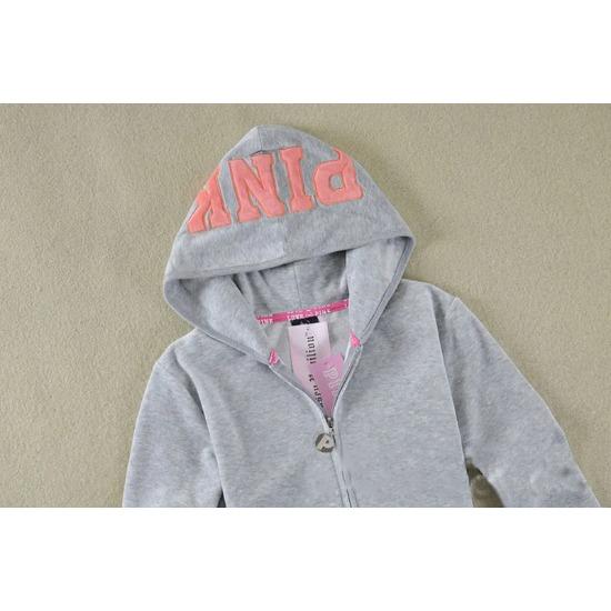Cheap Y2k Velvet Tracksuit Women Pink Letter Patch Velour