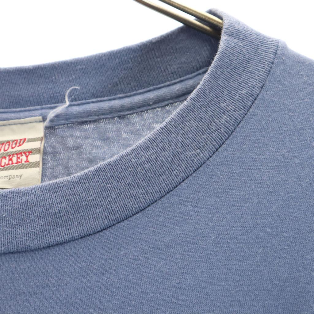 HOLLYWOODMICHEY Made In USA Short Sleeve T-shirt Blue Men's Used