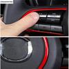 Steering Wheel Button Decoration Cover Kit Trim For Mazda 3  - 2025  / CX-30  - 2025  ABS Red / Carbon Fiber Accessories