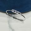 Drie Diamant Diamant Schuifarmband Mode Veelzijdig Licht Luxe Premium Armband