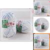 Luxurious Bamboo Charcoal Milk Cotton Baby Yarn For Knitting And Machine Weaving