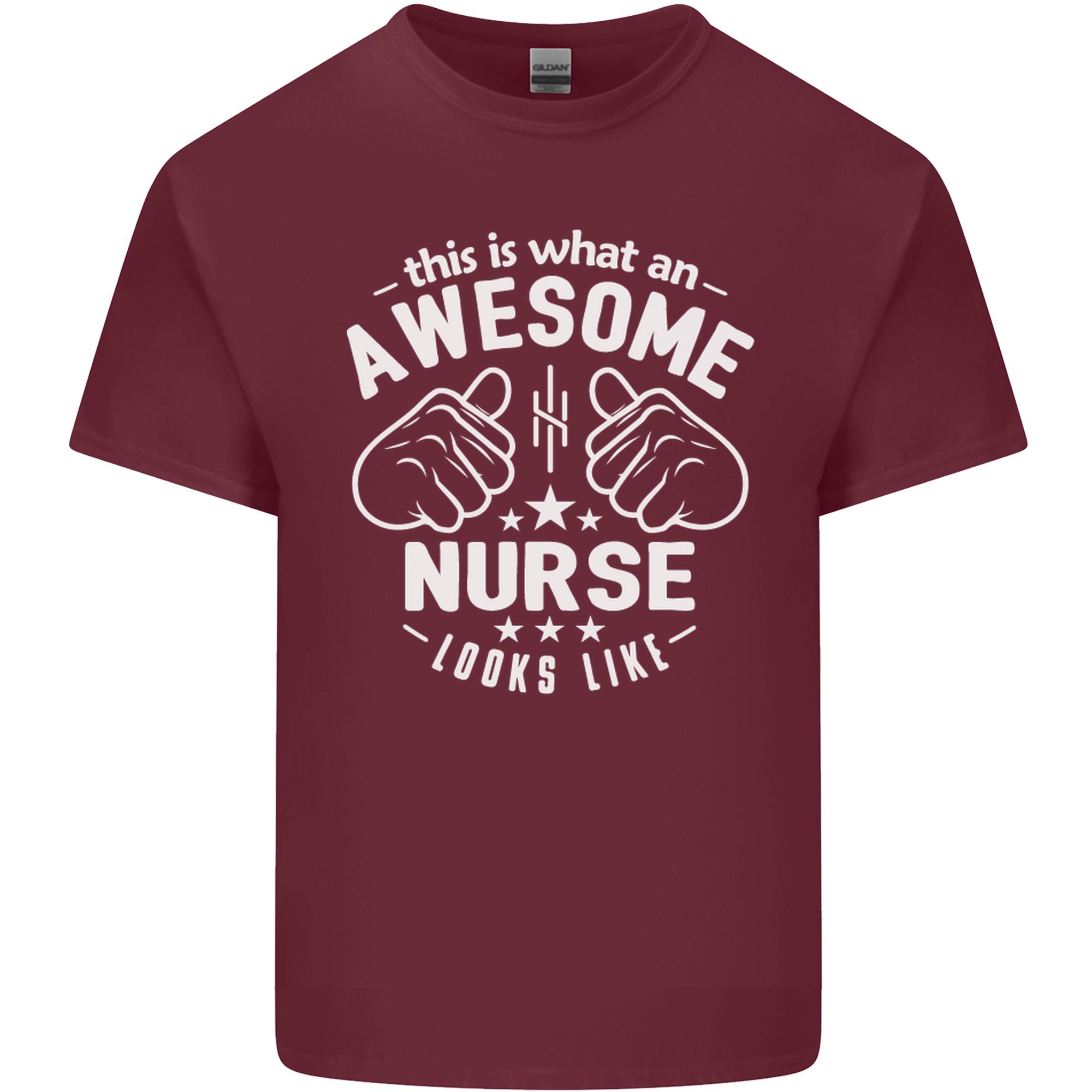 This Is What an Awesome Nurse Looks Like Unisexs Light Cotton TShirt S