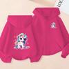 Girls Boy Leisure Sweatshirt Coat Children's Pretty Girl Pink Gift Charming Unicorn Cardigan Hoodies Kawaii Zipper Style
